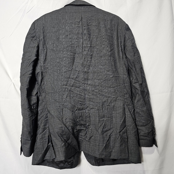 Gulfshore Clothier TG size 42 Drop 6R Gray and blue stripped Blazer - Picture 7 of 7